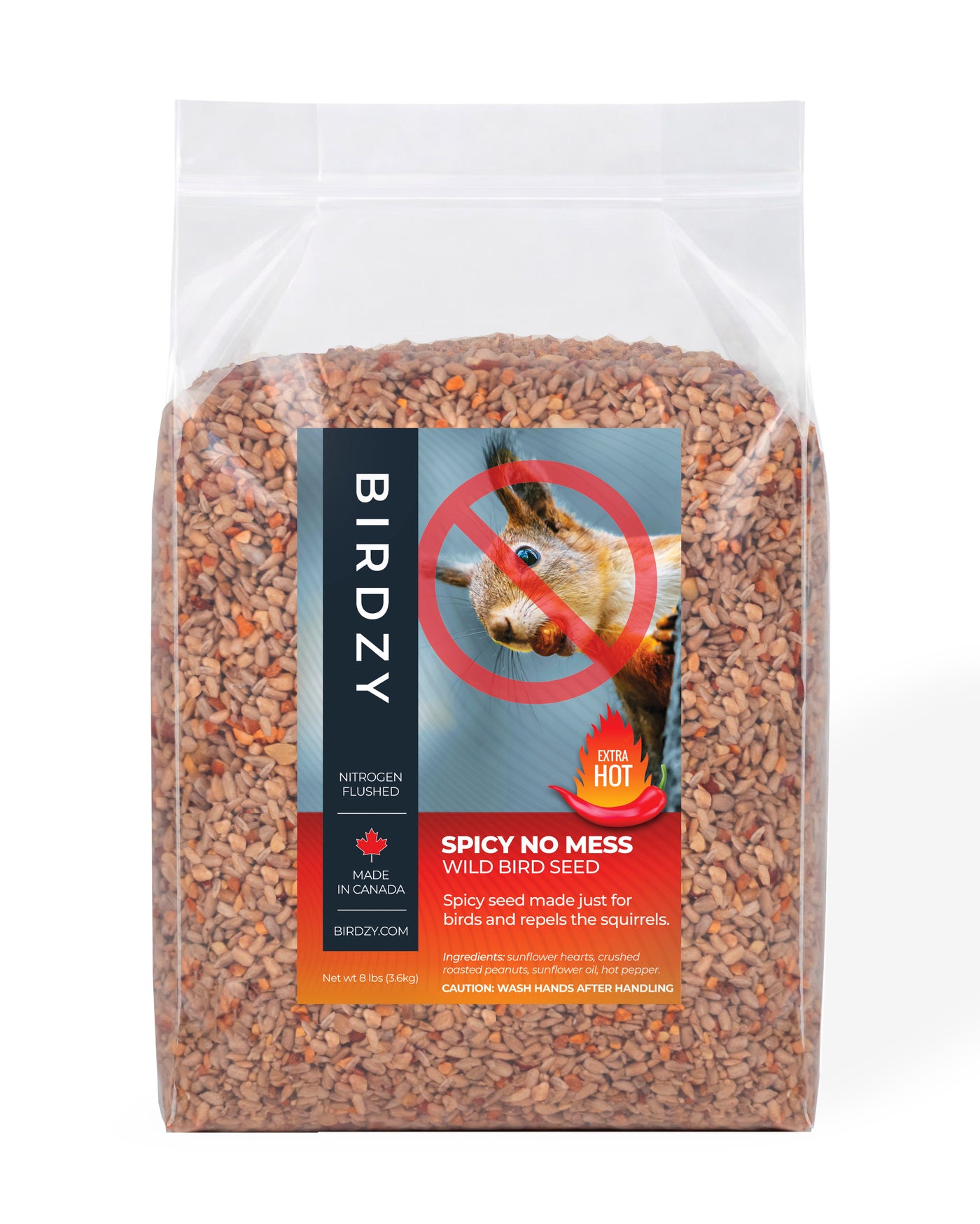Spicy No-Mess Wild Bird Seed – Birdzy