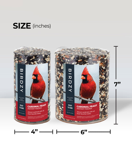 cardinal strawberry seeds Cardinal Feast Seed Cylinder – Birdzy