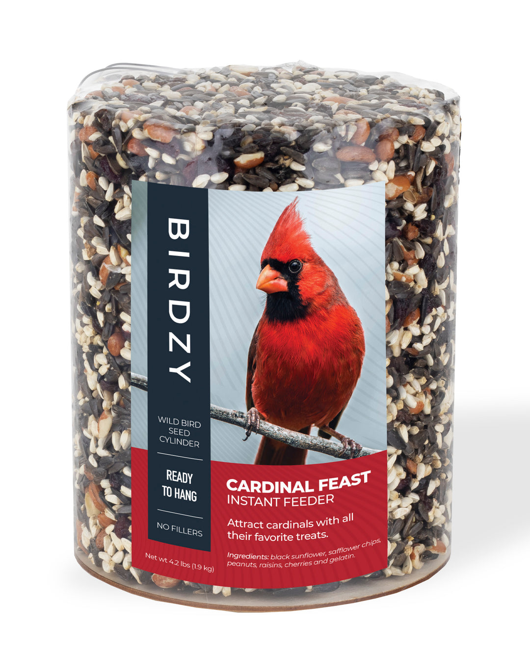 cardinal strawberry seeds Cardinal Feast Seed Cylinder – Birdzy